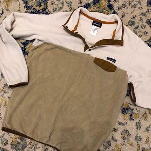 EXCELLENT CONDITION:Cream/Tan Patagonia Synchilla